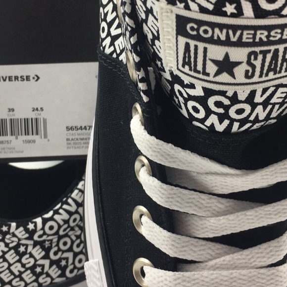 Converse CTAS Madison Ox Women’s Black/white - Picture 8 of 8